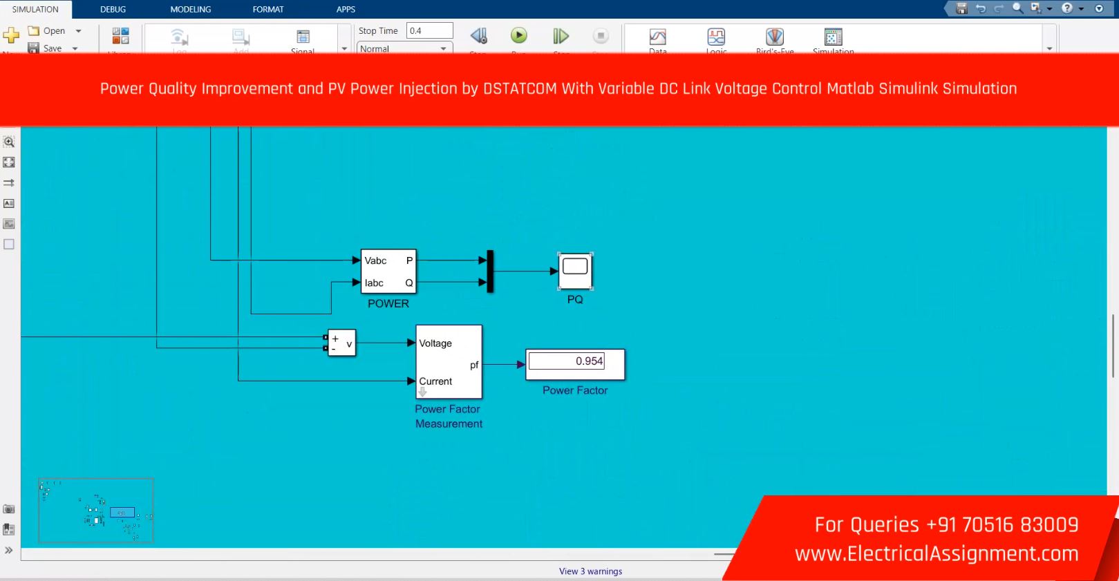 Fuzzy logic Control Power Quality Improvement and PV Power Injection by DSTATCOM Variable DC Link Voltage Control screenshot 8